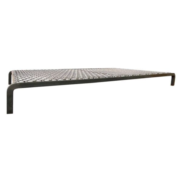 A charcoal grill increases airflow in a wood or charcoal grill.