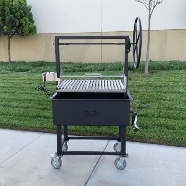 Portable Santa Maria wood charcoal - crank it up grills