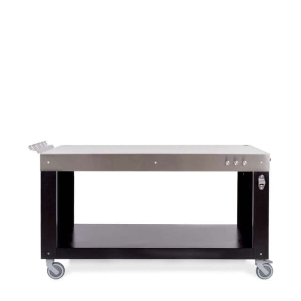 Stainless prep table by ALFA for outdoor kitchen