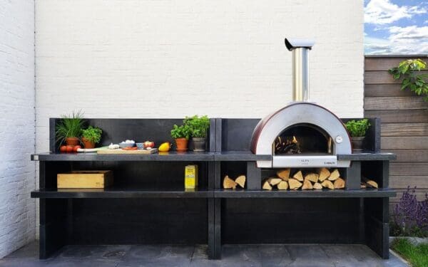 ALFA 5 Minuti patio oven wood burning for flavor