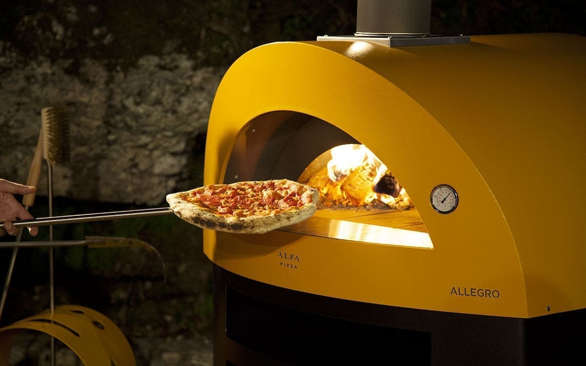 ALFA Allegro electric yellow wood fired patio oven