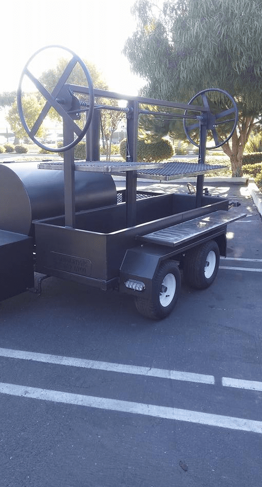 Custom santa Maria Trailer BBQ Grill