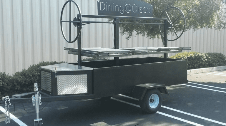Dining At disco Trailer Grill