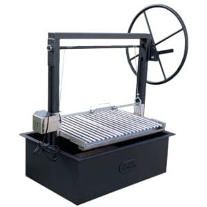 Barbecue grill for cooking with charcoal.