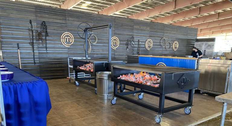 Master Chef Grills blue team heating up for show