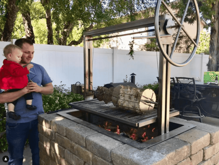 Rotisserie-in-action
