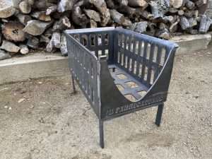Free Standing Argentine Brasero for burning wood down to coal.