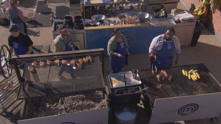 master chef blue team charcoal grills